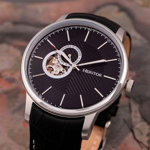 NWT All Black Men's Automatic Watch